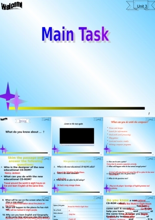 牛津版八年级英语Unit 3 Online Travel--main task [ty](ppt) 课件