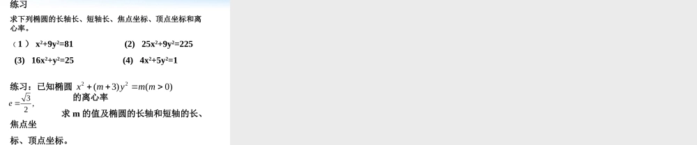 高中数学教师竞赛作品(椭圆的几何性质)课件 苏教版选修1-1 课件