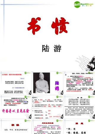 高中语文 418(书愤)课件1 粤教版必修3 课件