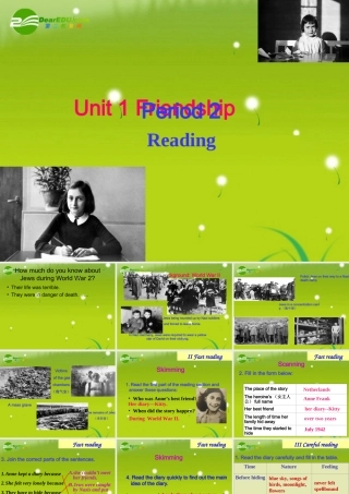 高考英语 Unit 1 Friendship课件 新人教版必修1 课件