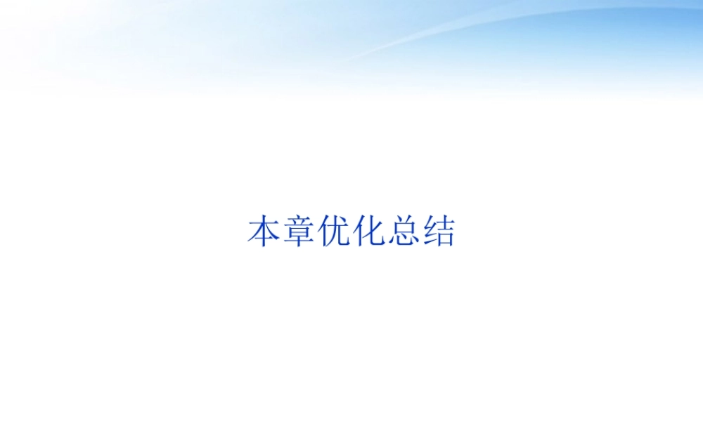 高中数学 第1章本章优化总结课件 新人教B版必修2 课件