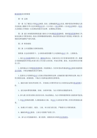 财务管理及内控制度-(1)