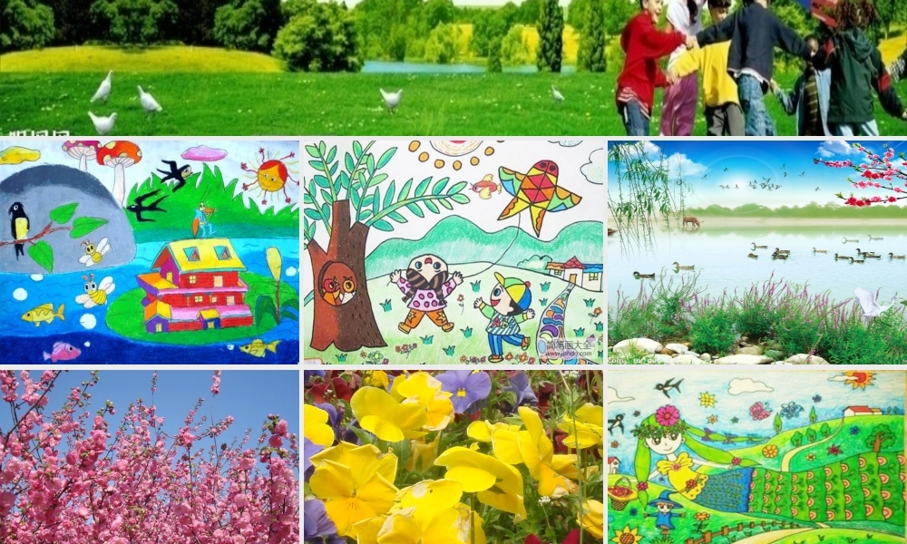 (部编)人教语文2011课标版一年级下册美丽的春天