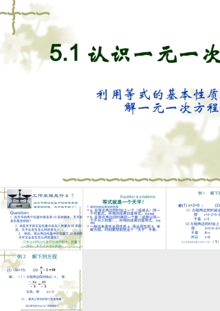 5.1-认识一元一次方程2