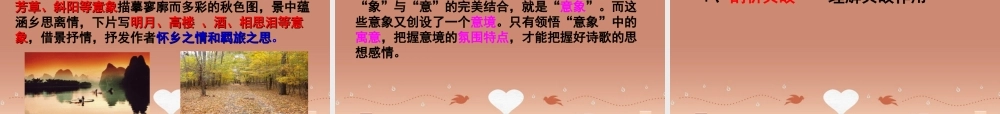 高中语文第三专题 诗情鉴赏 课件苏教版必修2 课件