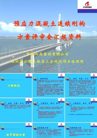 连续刚构施工方案汇报材料