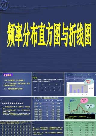 高一数学频率分布直方图与折线图 新课标1 课件