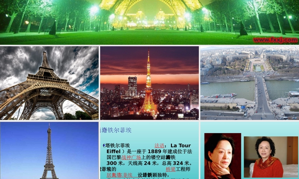 高中语文埃菲尔铁塔沉思课件新人教版选修中国现代诗歌散文欣赏 课件