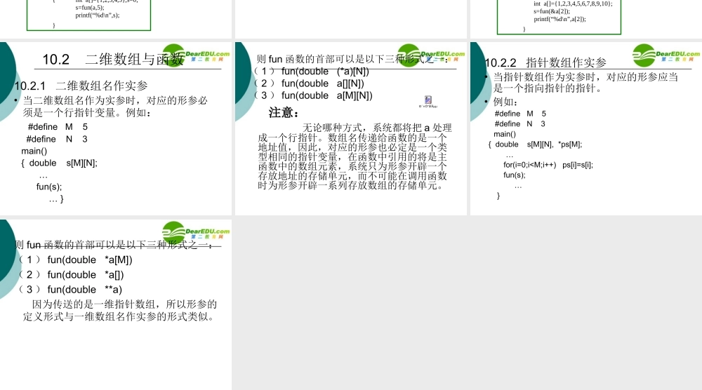 高中信息技术 数组与函数课件