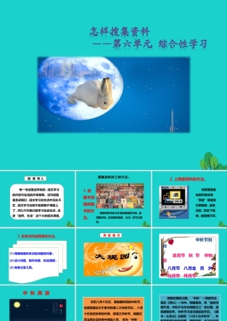 秋八年级语文上册 第六单元 综合性学习课件 新人教版 课件