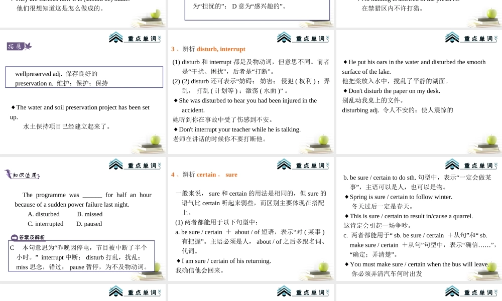 高中英语第1轮总复习 Unit3 Amazing people(1)(湖南专版) 课件