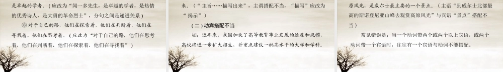 高考语文一轮复习 第一部分 专题六 辨析并修改病句课件 新人教版 课件