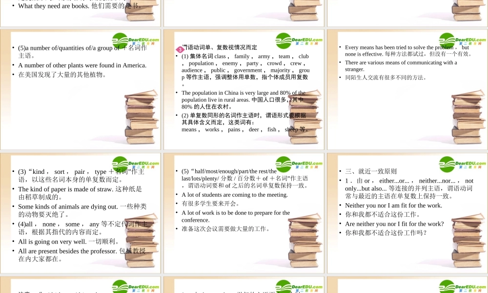 高三英语一轮 语法专题1课件 外研版选修6 课件