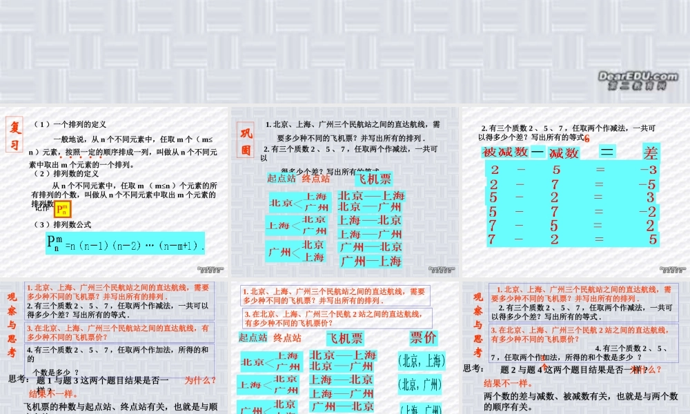 高二数学组合优质课课件