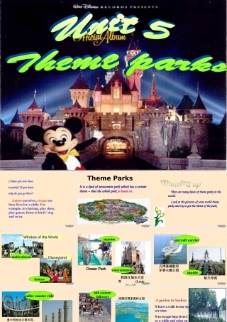 高一英语Book4 Unit5 Theme Parks课件 新课标2 课件