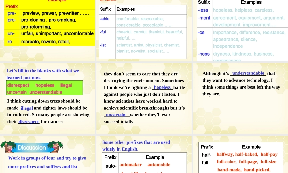 高中英语 模块五 Unit3 Word power课件 牛津版必修5 课件
