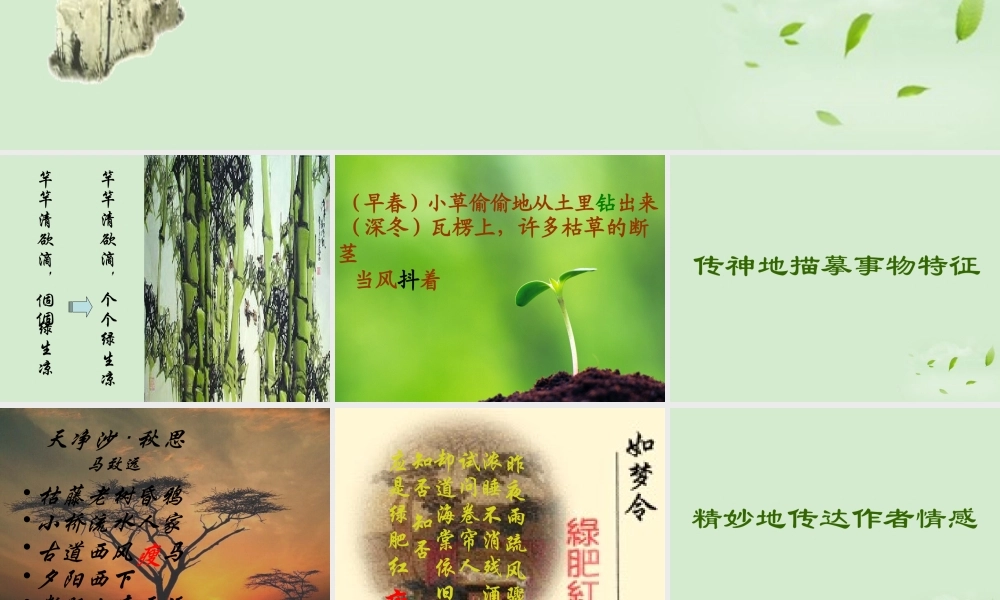 高中语文 (优美的汉字)课件2 新人教版必修1 课件