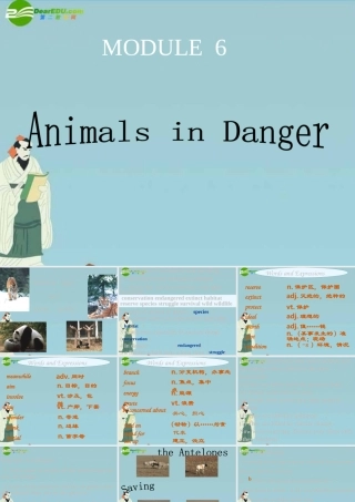 高中英语 Module6 Introduction and reading课件 外研版必修5 课件