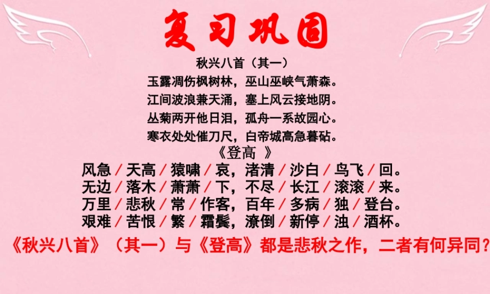 高中语文咏怀古迹其三教学课件新人教版必修3 课件