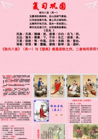 高中语文咏怀古迹其三教学课件新人教版必修3 课件