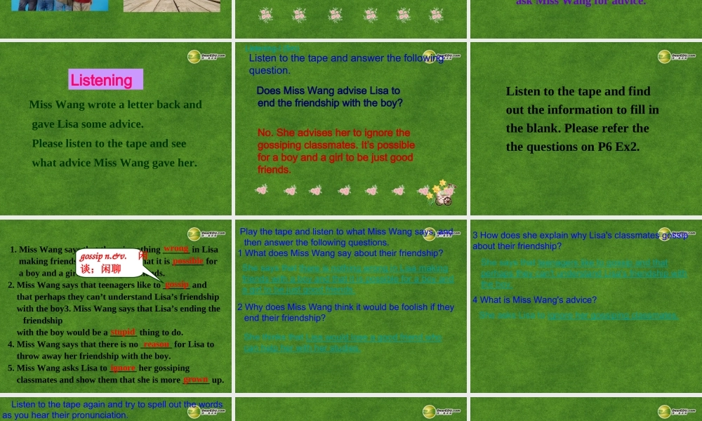 高中英语 The Sixth Period1课件