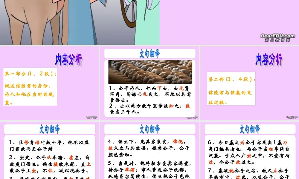 高中语文信陵君窃符救赵课件 人教版 课件