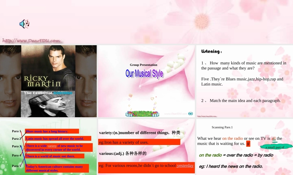 湖南省娄底地区高一英语Unit11 reading 人教版1 课件