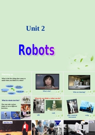高中英语 Unit2 Warming up and Pre-reading教学课件 新人教版必修7 课件