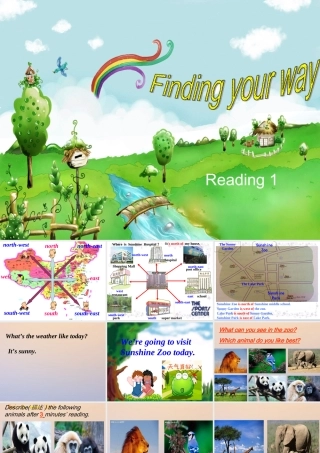 江苏省连云港市东海县七年级英语下册 unit 4 Finding your way reading 1课件 (新版)牛津版 课件