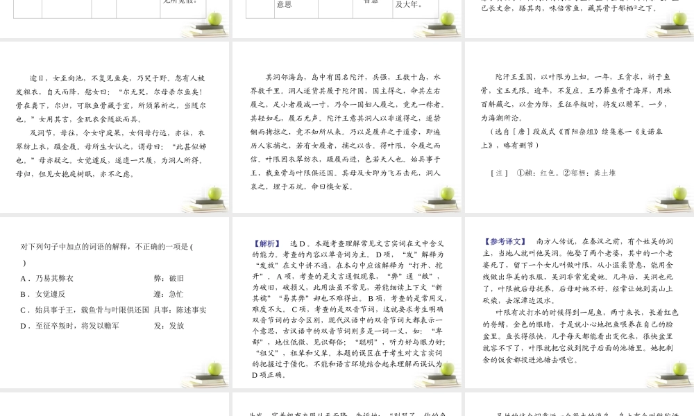 高考语文三轮冲刺专题 第二部分古代诗文阅读(考场罗盘针)3课件