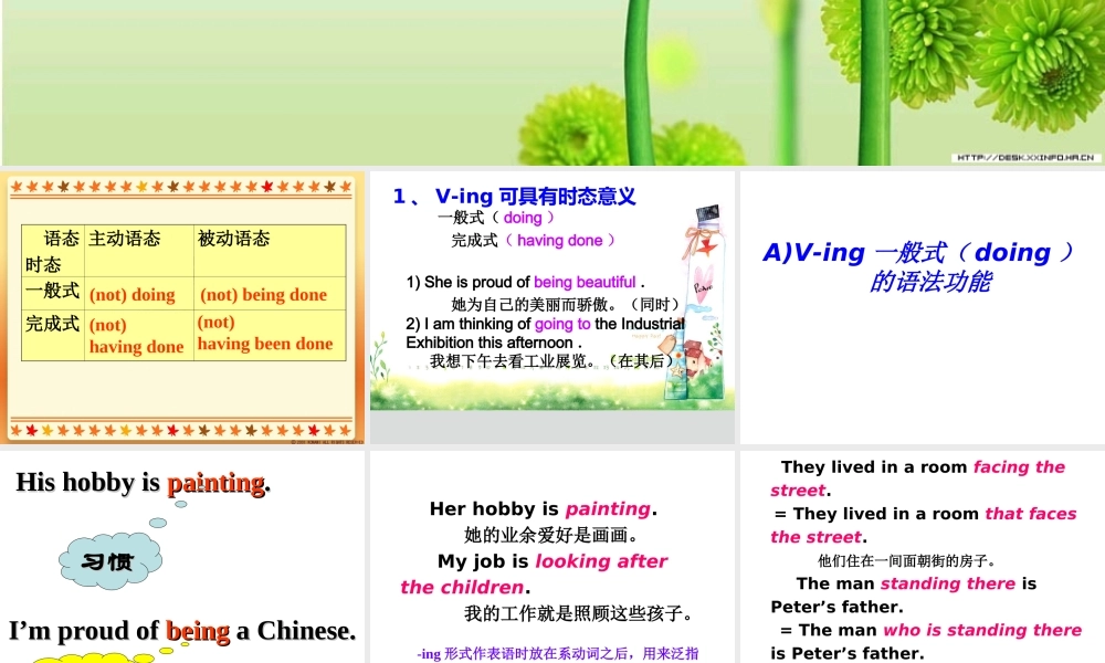 高中英语unit3 语法课件人教版选修7 课件