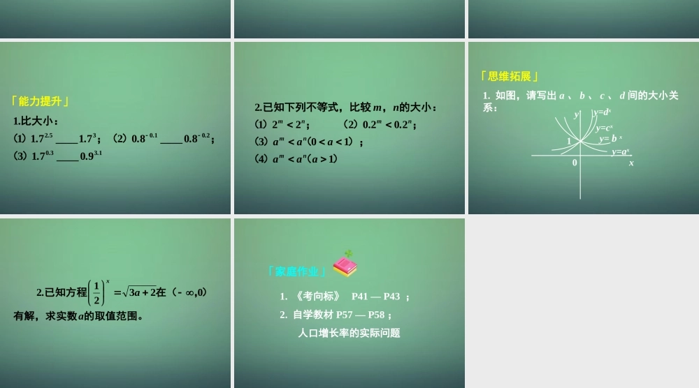 高中数学 212第1课时 指数函数及其性质课件 新人教A版必修1 课件