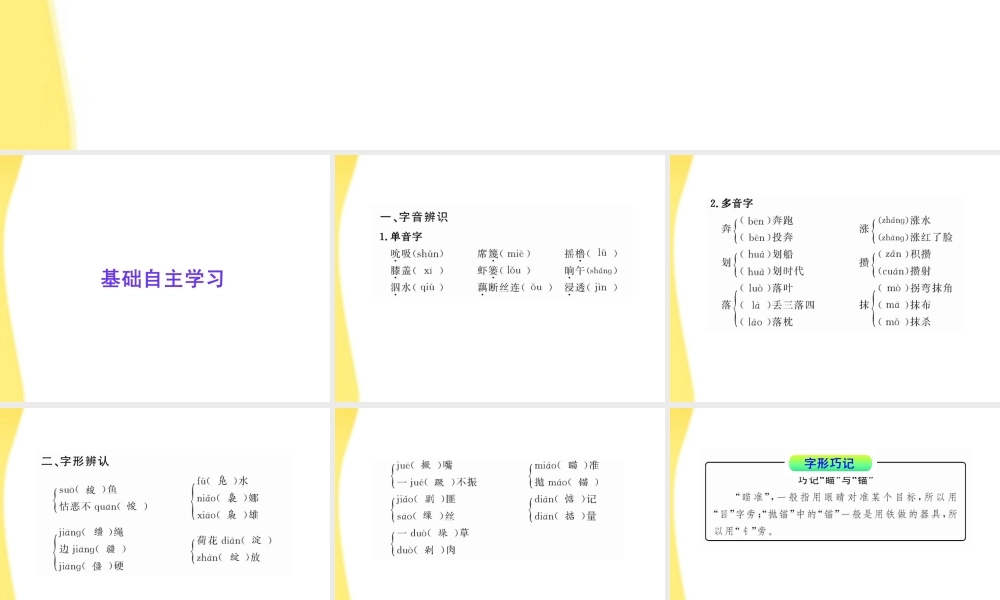 高中语文 8 荷花淀课件 鲁人教版必修1 课件