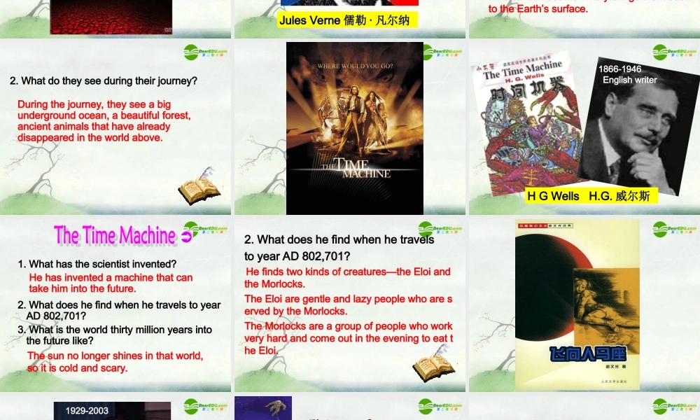 高中英语 Unit 3(Tomorrow s World)-Project课件 牛津译林版必修4 课件