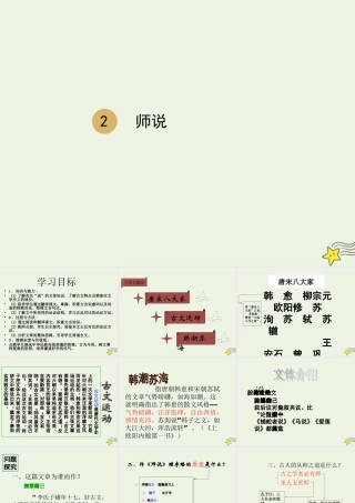 高中语文第三单元11师说课件1新人教版必修3 课件