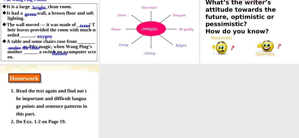 高中英语 Unit3 Period 2 Reading课件 新人教版必修5 课件