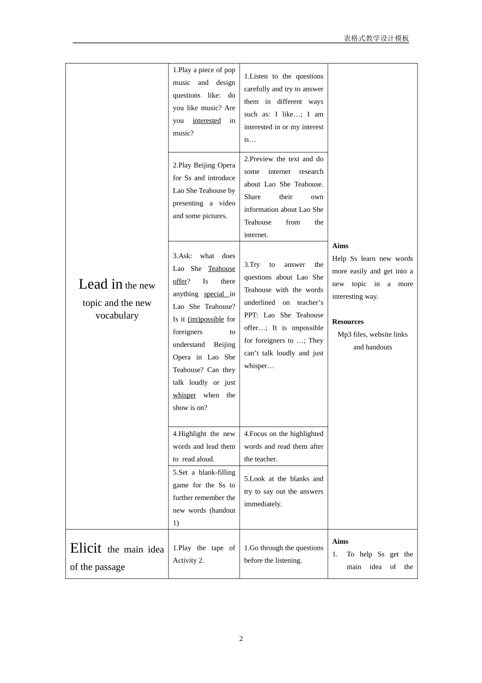 初二英语教案_第2页