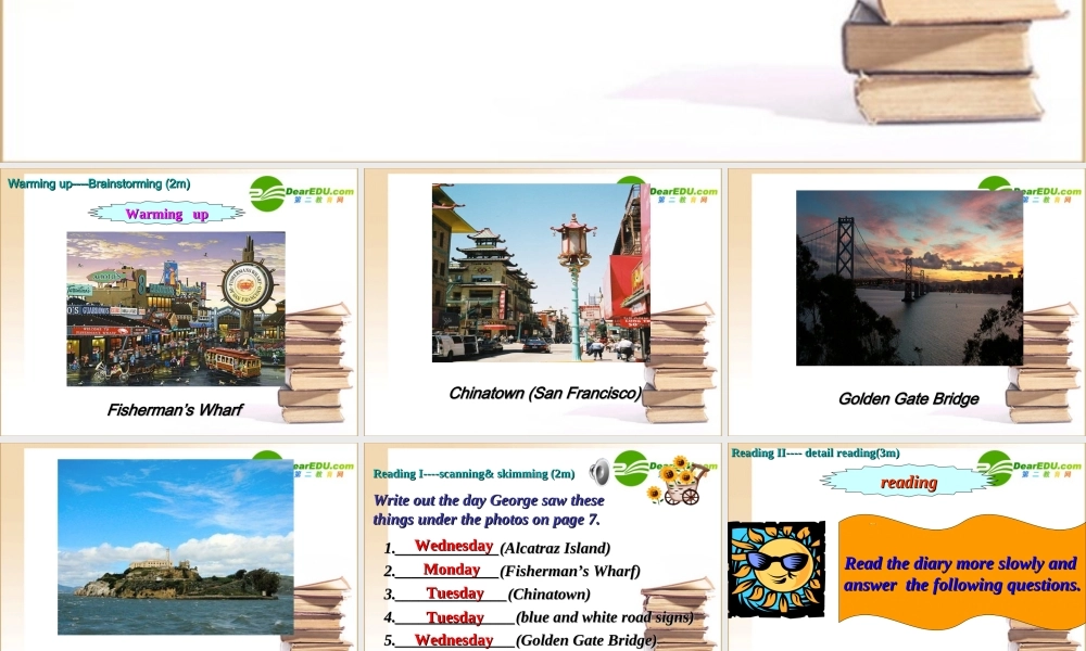 高中英语 Unit1(A land of diversity)课件 新人教版选修8 课件