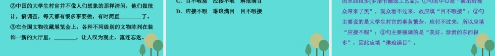高考语文总复习第1部分语言文字运用专题1正确使用成语课件新人教版 课件