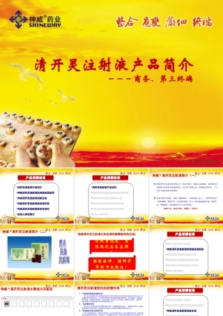 清开灵注射液产品知识讲解片