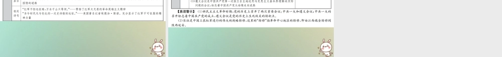 秋中考历史总复习突破 第三讲 新民主主义革命的开始、从国共合作到国共对峙课件