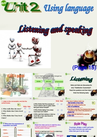 高中英语 Unit2(Robots)课件40 新人教版选修7 课件