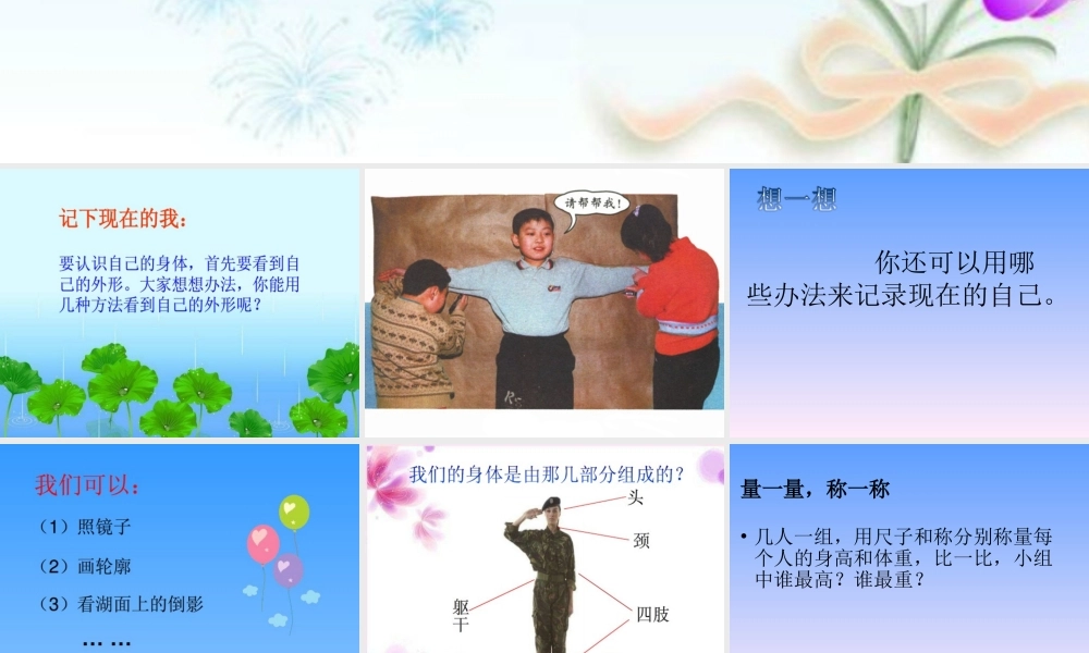 《认识自己》课件