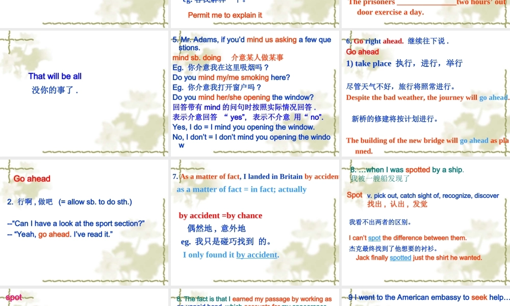 高中英语：unit 3 lesson 2-3(新人教版必修3) 课件