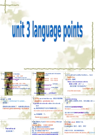 高中英语：unit 3 lesson 2-3(新人教版必修3) 课件