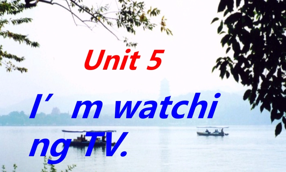 湖南省长沙县七年级英语下册Unit5I'm watching TV课件人教版新目标 课件