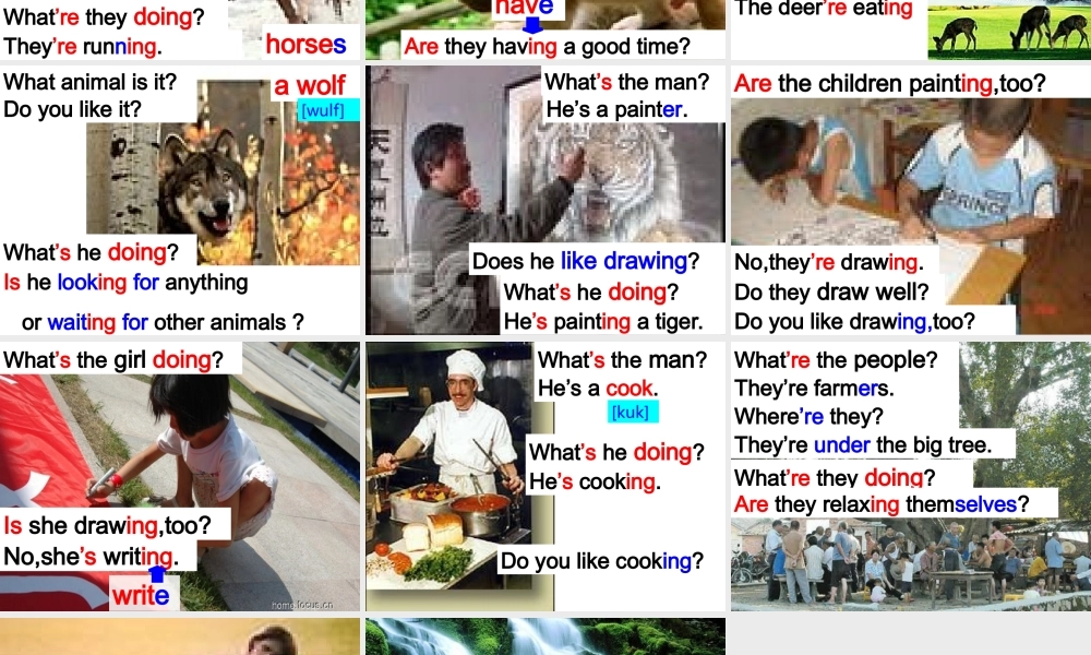 湖南省长沙县七年级英语下册Unit5I'm watching TV课件人教版新目标 课件