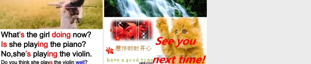 湖南省长沙县七年级英语下册Unit5I'm watching TV课件人教版新目标 课件