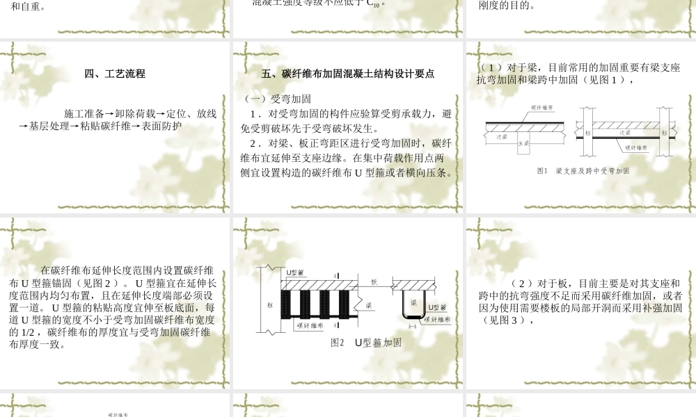碳纤维布(CFS)加固混凝土结构工法