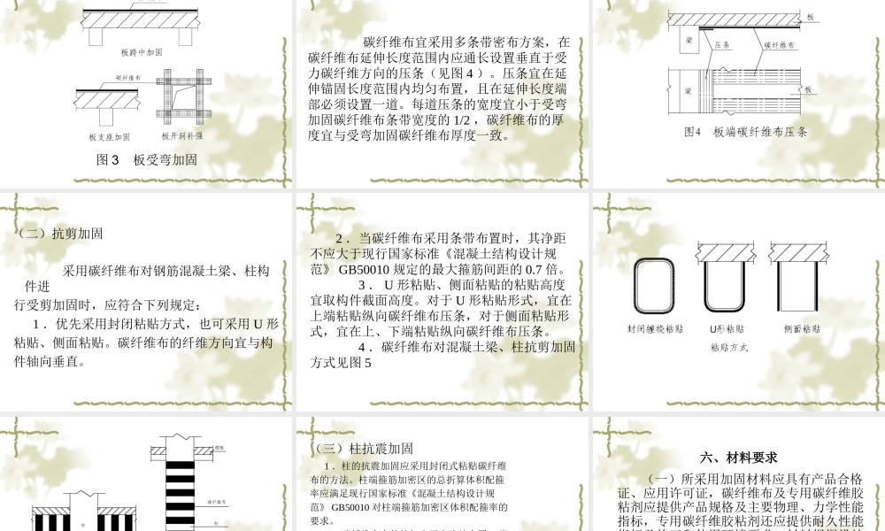 碳纤维布(CFS)加固混凝土结构工法